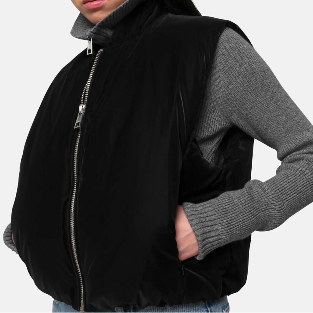 APPARIS PHOENIX VEST IN BLACK SIZE MEDIUM